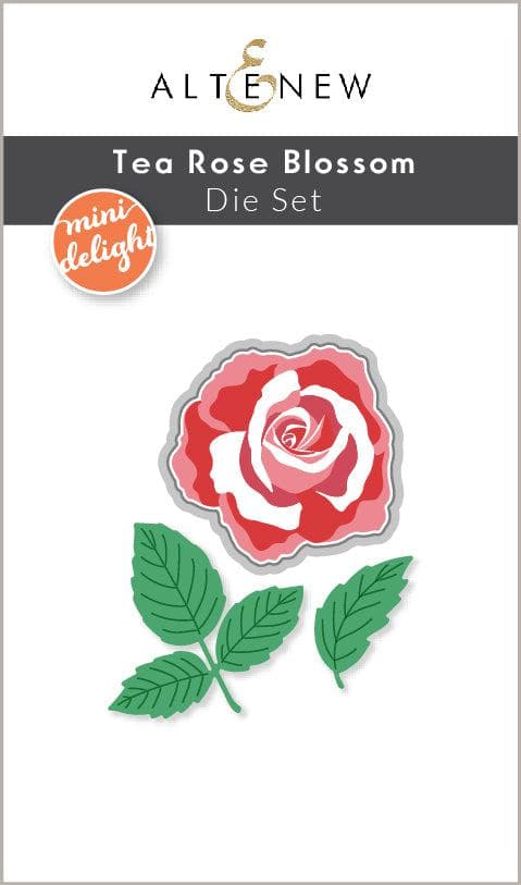 Altenew Mini Delight Mini Delight: Tea Rose Blossom Stamp & Die Set