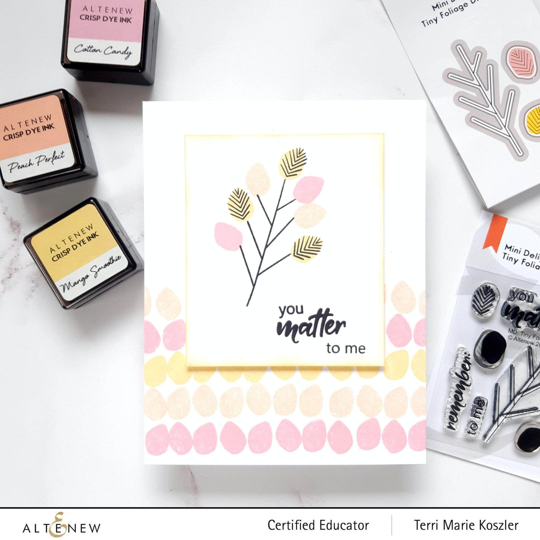 Altenew Mini Delight Mini Delight: Tiny Foliage Stamp & Die Set