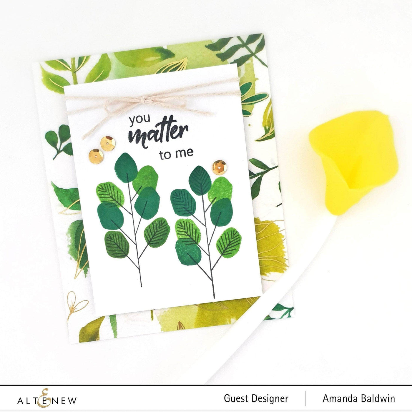 Altenew Mini Delight Mini Delight: Tiny Foliage Stamp & Die Set