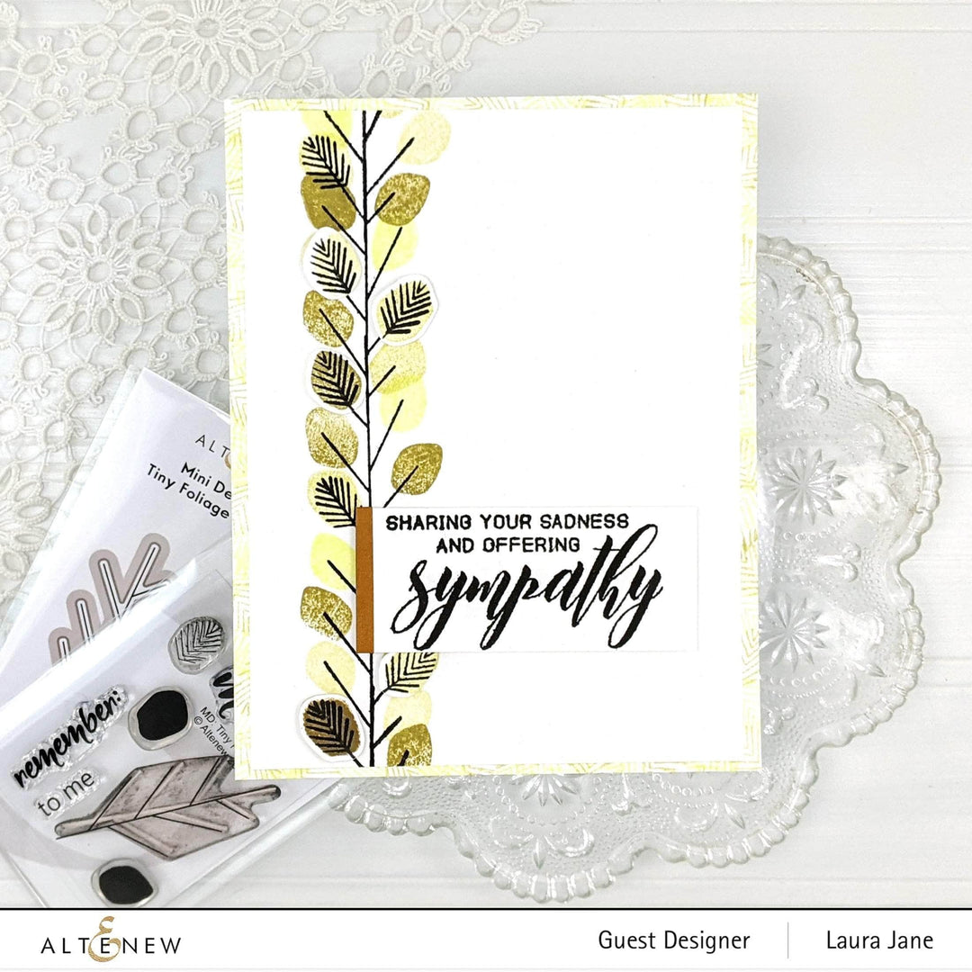 Altenew Mini Delight Mini Delight: Tiny Foliage Stamp & Die Set