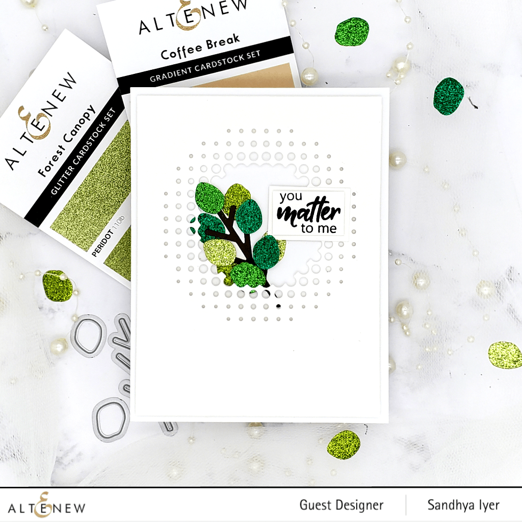 Altenew Mini Delight Mini Delight: Tiny Foliage Stamp & Die Set