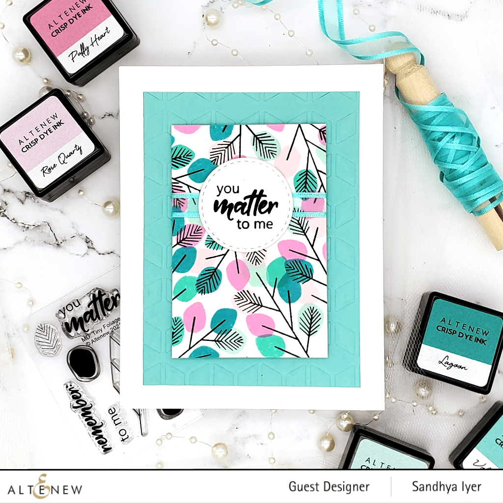 Altenew Mini Delight Mini Delight: Tiny Foliage Stamp & Die Set