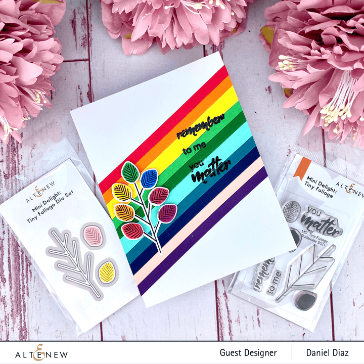 Altenew Mini Delight Mini Delight: Tiny Foliage Stamp & Die Set