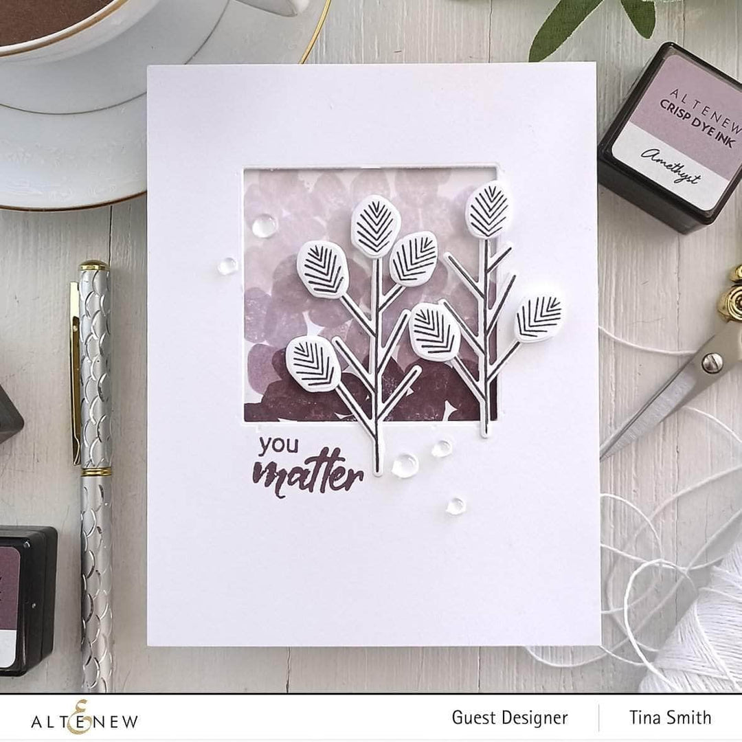 Altenew Mini Delight Mini Delight: Tiny Foliage Stamp & Die Set