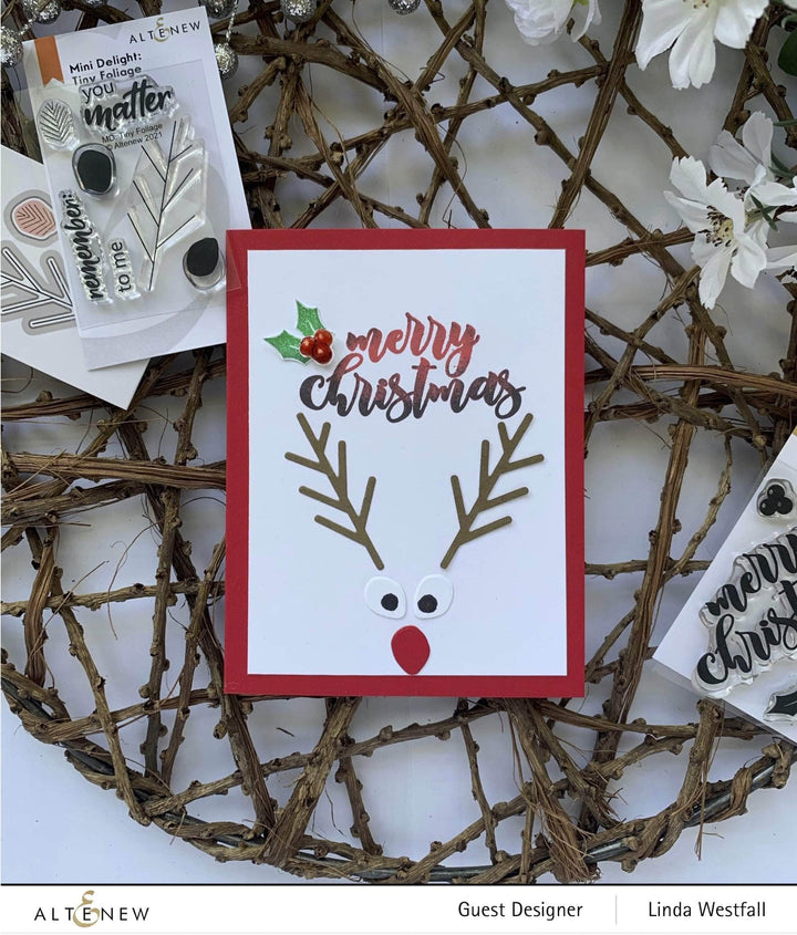 Altenew Mini Delight Mini Delight: Tiny Foliage Stamp & Die Set