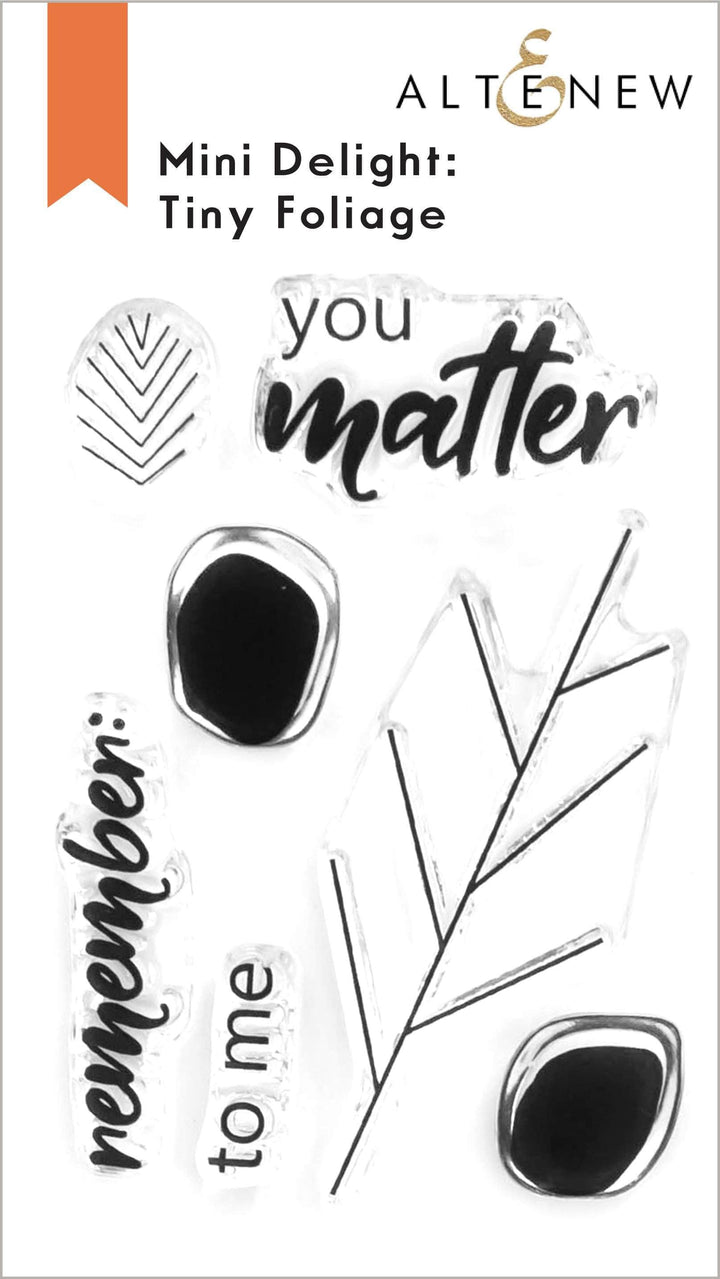 Altenew Mini Delight Mini Delight: Tiny Foliage Stamp & Die Set