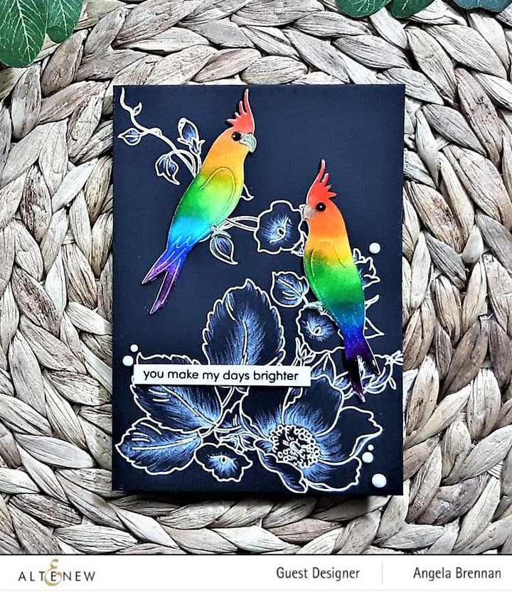 Altenew Mini Delight Mini Delight: Tropical Greeting Stamp & Die Set