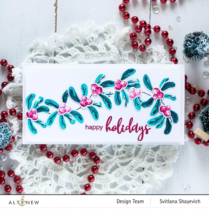 Altenew Mini Delight Mini Delight: Very Berry Stamp & Die Set