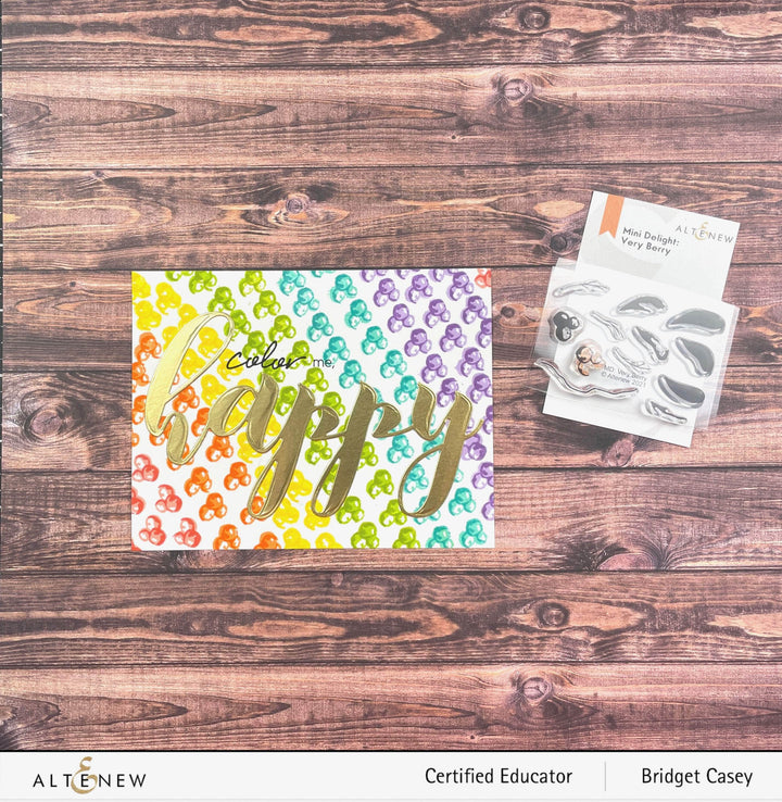 Altenew Mini Delight Mini Delight: Very Berry Stamp & Die Set