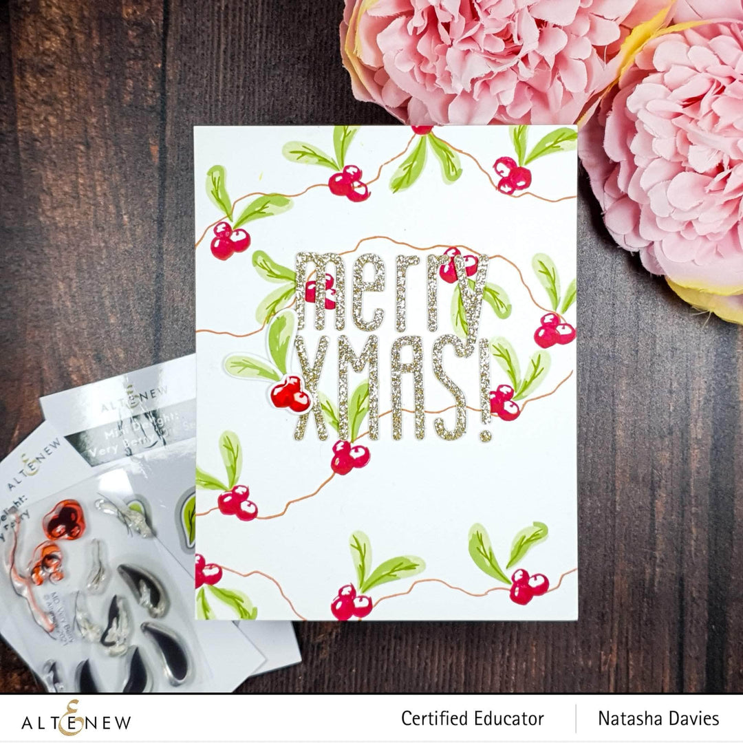 Altenew Mini Delight Mini Delight: Very Berry Stamp & Die Set