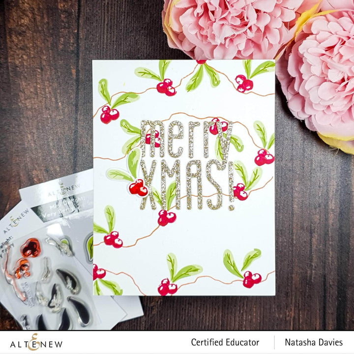 Altenew Mini Delight Mini Delight: Very Berry Stamp & Die Set