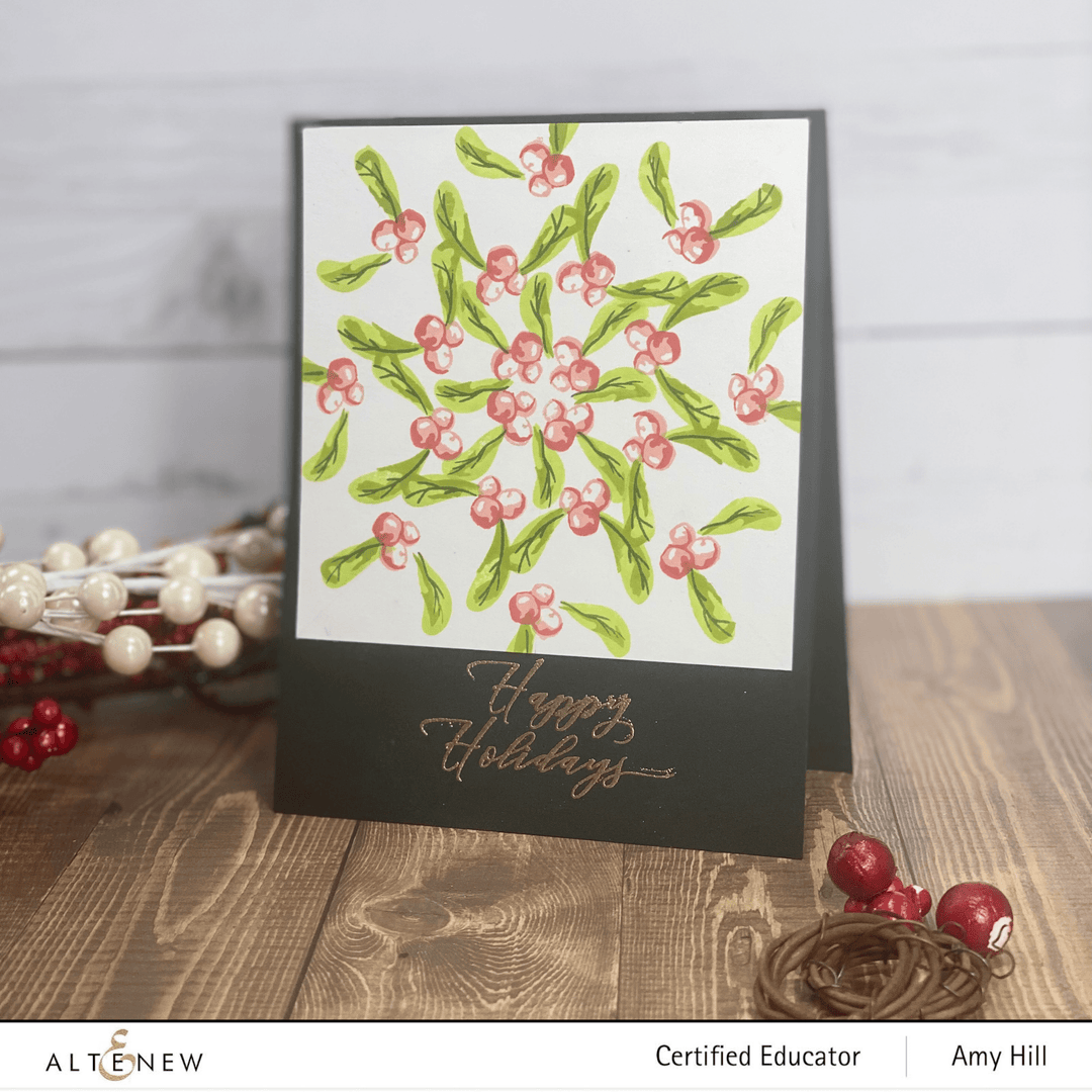 Altenew Mini Delight Mini Delight: Very Berry Stamp & Die Set