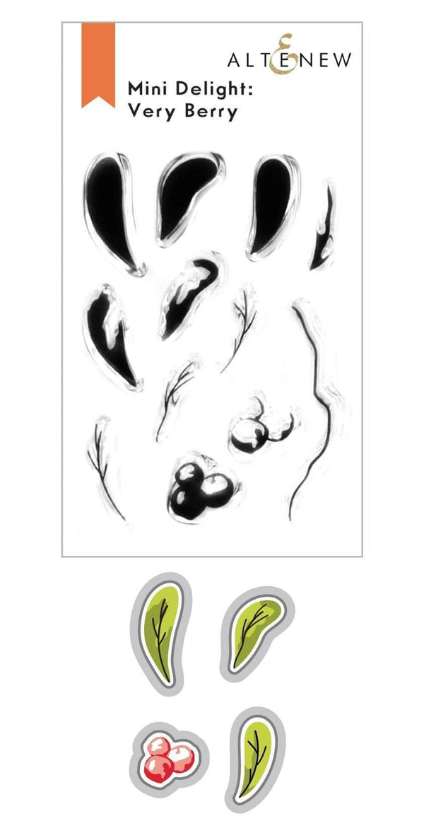 Altenew Mini Delight Mini Delight: Very Berry Stamp & Die Set