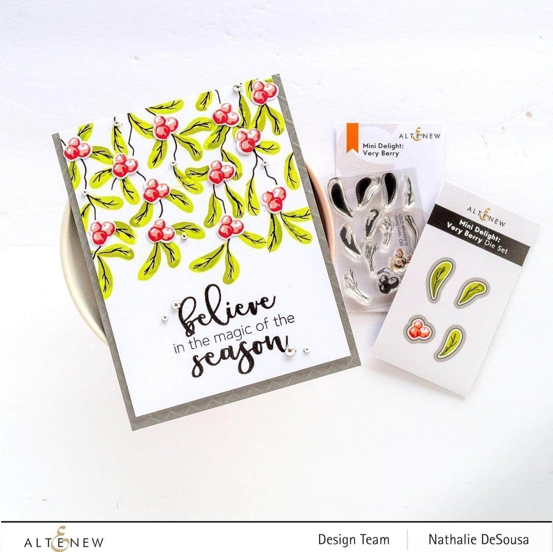 Altenew Mini Delight Mini Delight: Very Berry Stamp & Die Set
