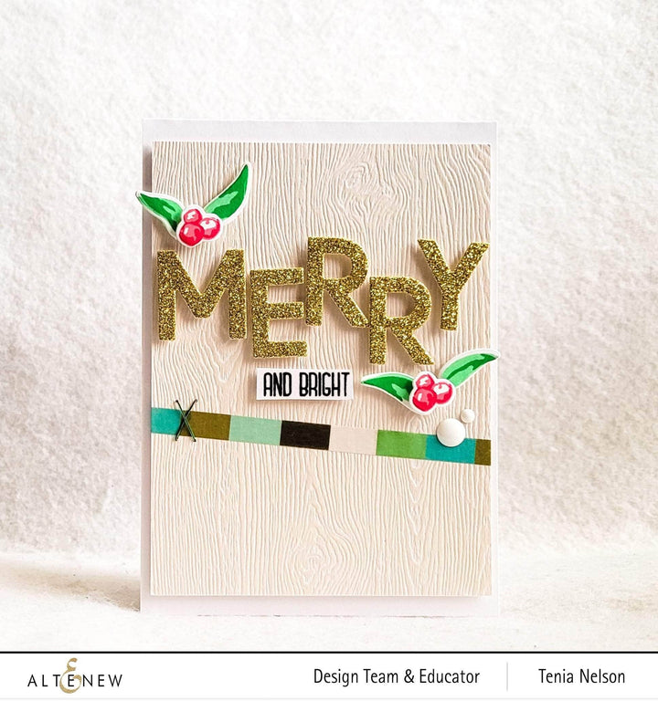 Altenew Mini Delight Mini Delight: Very Berry Stamp & Die Set