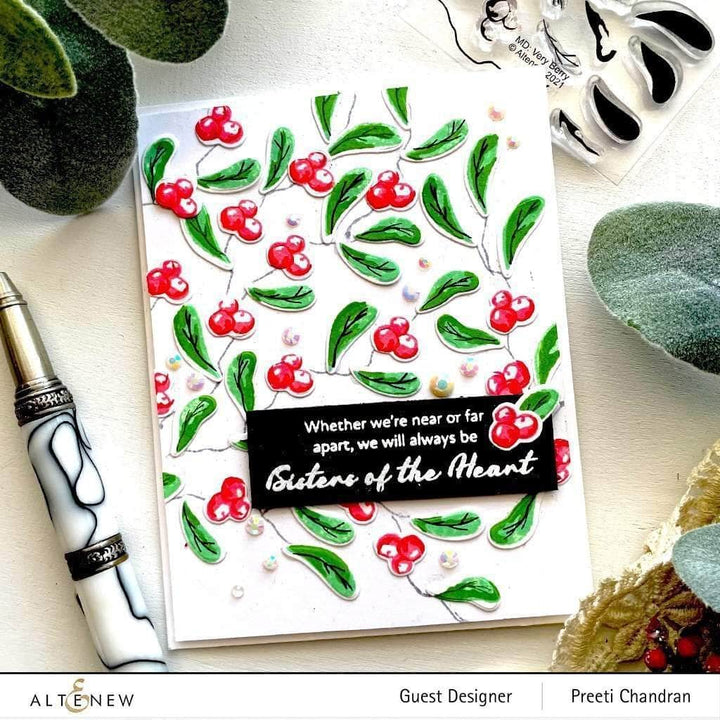 Altenew Mini Delight Mini Delight: Very Berry Stamp & Die Set