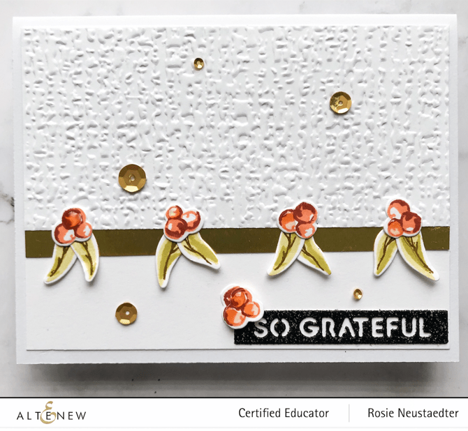 Altenew Mini Delight Mini Delight: Very Berry Stamp & Die Set