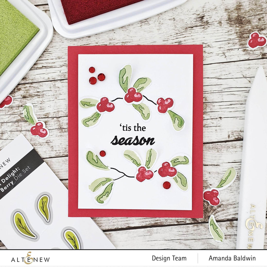 Altenew Mini Delight Mini Delight: Very Berry Stamp & Die Set