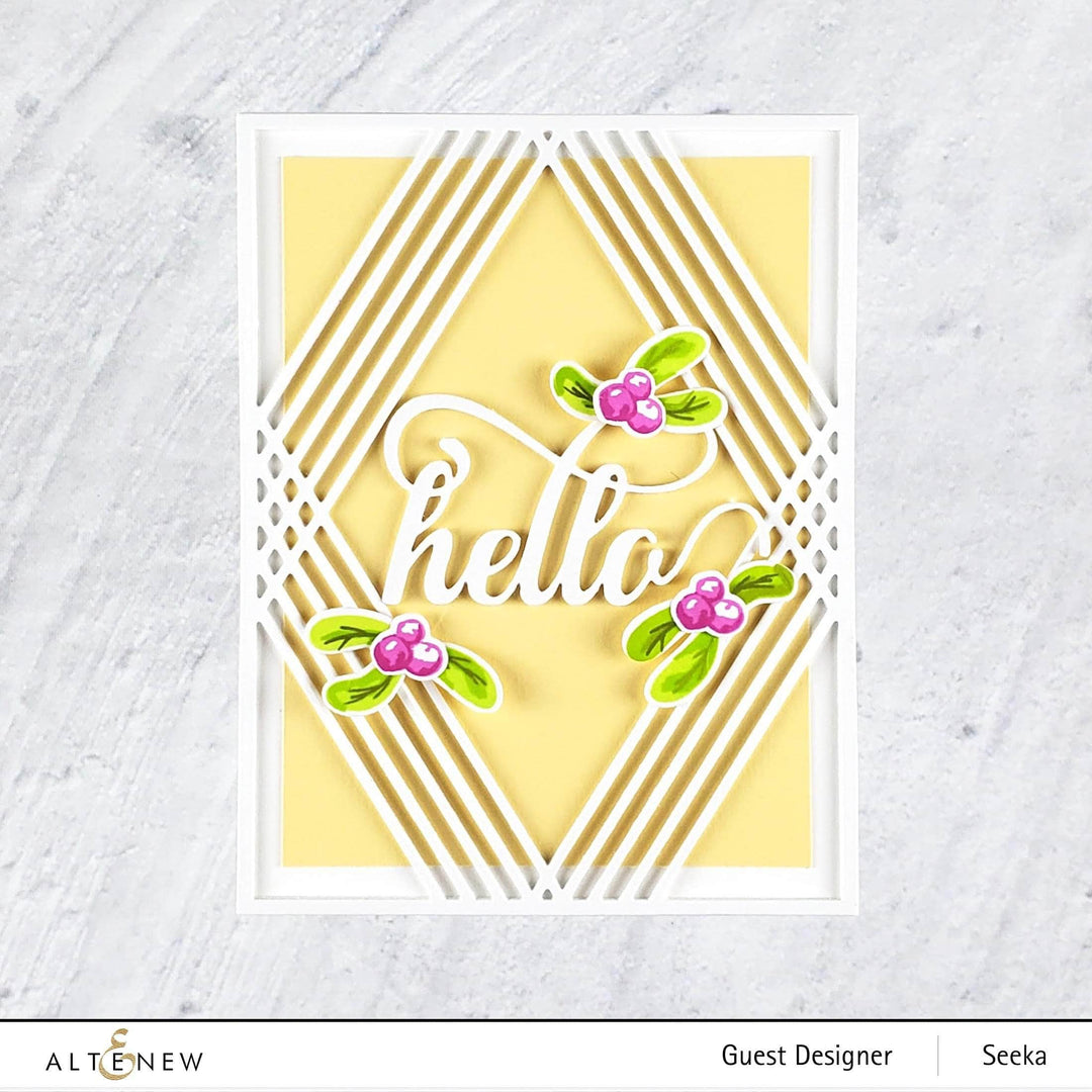 Altenew Mini Delight Mini Delight: Very Berry Stamp & Die Set