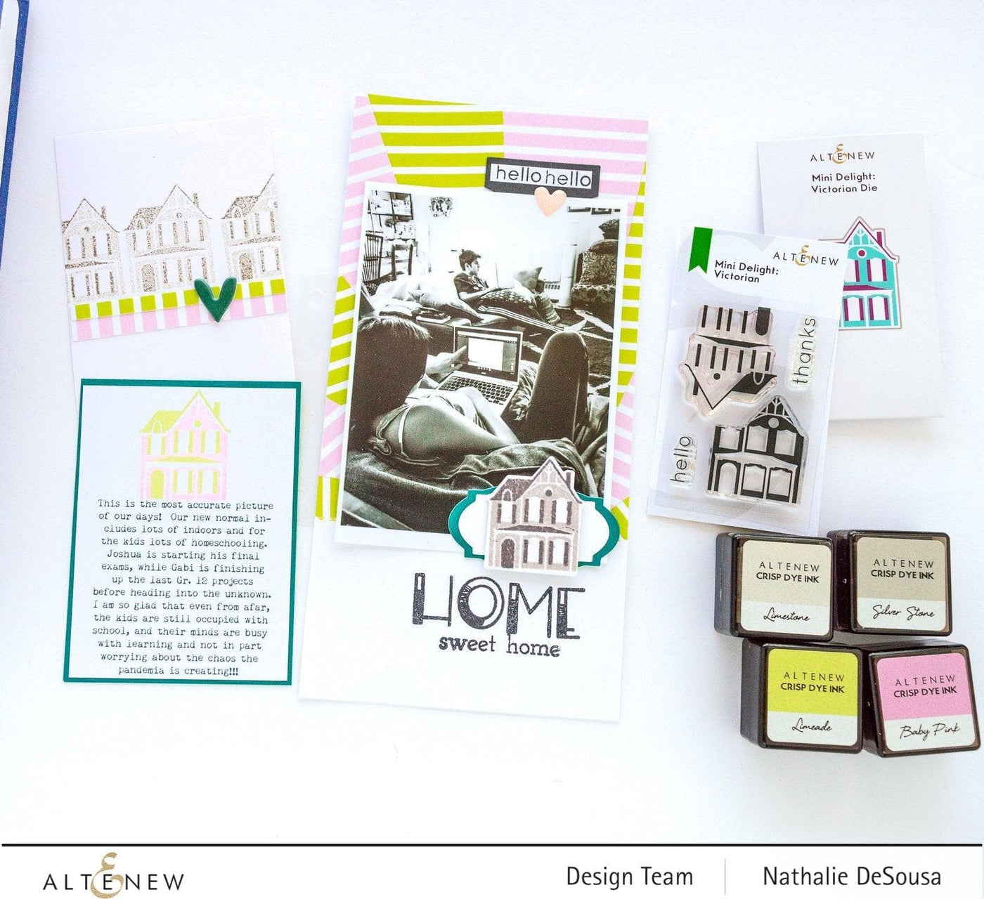 Altenew Mini Delight Mini Delight: Victorian Stamp & Die Set