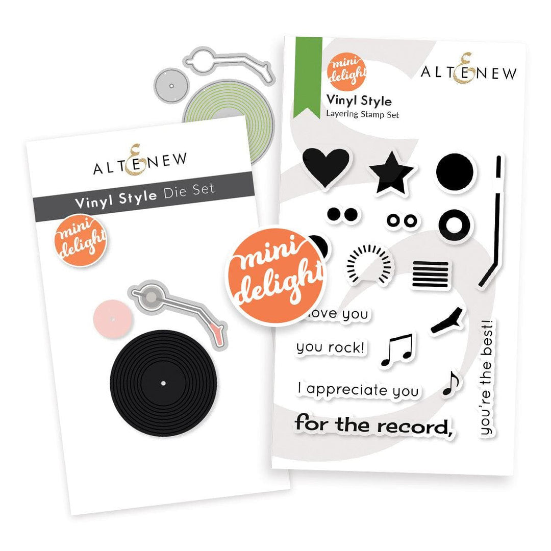 Altenew Mini Delight Mini Delight: Vinyl Style Stamp & Die Set