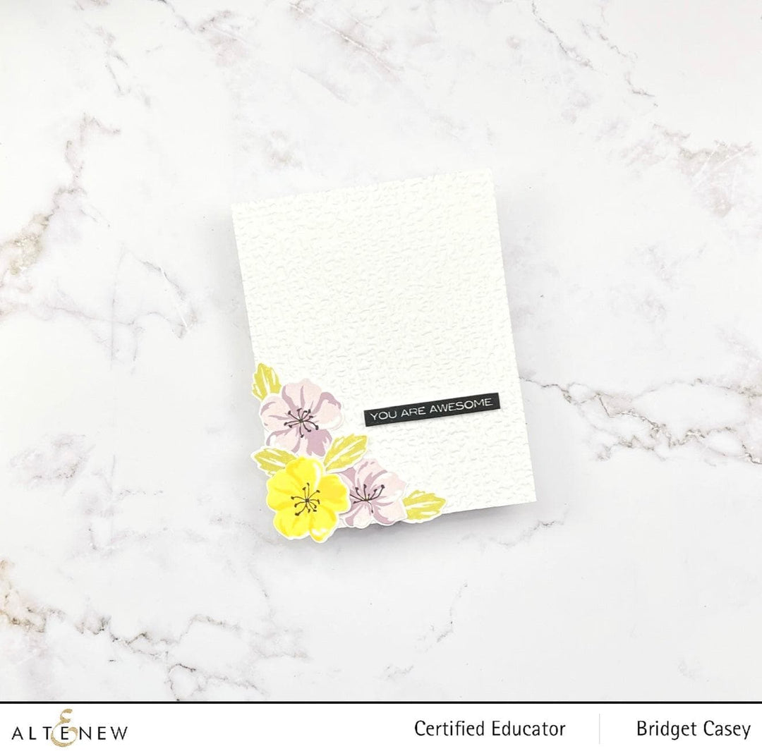 Altenew Mini Delight Mini Delight: Wild Geraniums Stamp & Die Set