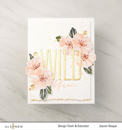 Altenew Mini Delight Mini Delight: Wild Geraniums Stamp & Die Set