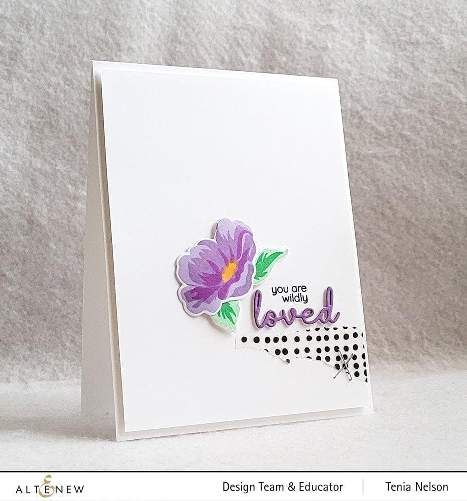 Altenew Mini Delight Mini Delight: Wildly Loved Stamp & Die Set