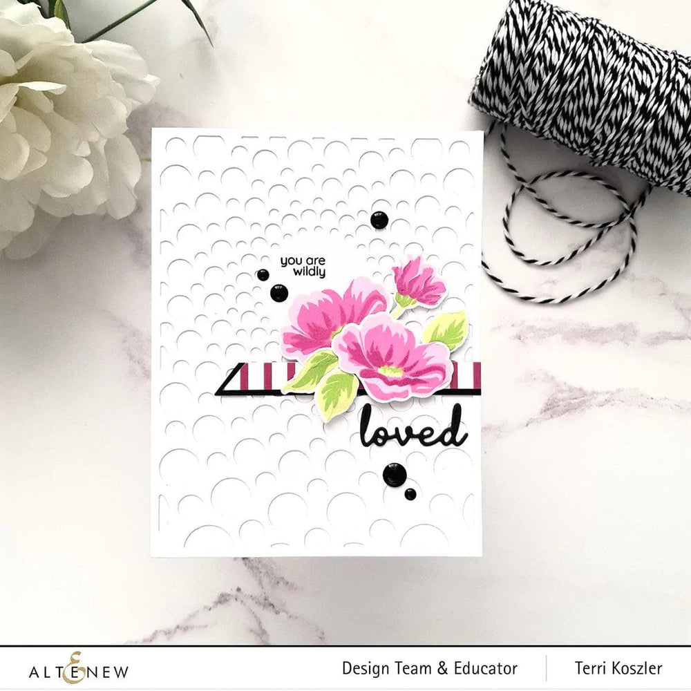 Altenew Mini Delight Mini Delight: Wildly Loved Stamp & Die Set
