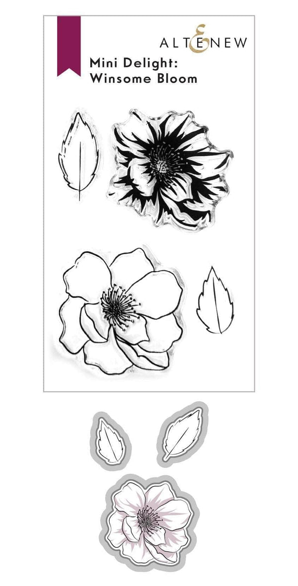 Altenew Mini Delight Mini Delight: Winsome Bloom Stamp & Die Set