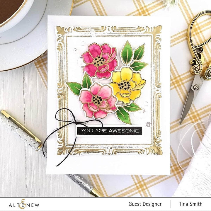 Altenew Mini Delight Mini Delight: Winsome Bloom Stamp & Die Set