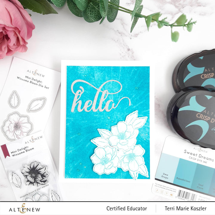 Altenew Mini Delight Mini Delight: Winsome Bloom Stamp & Die Set