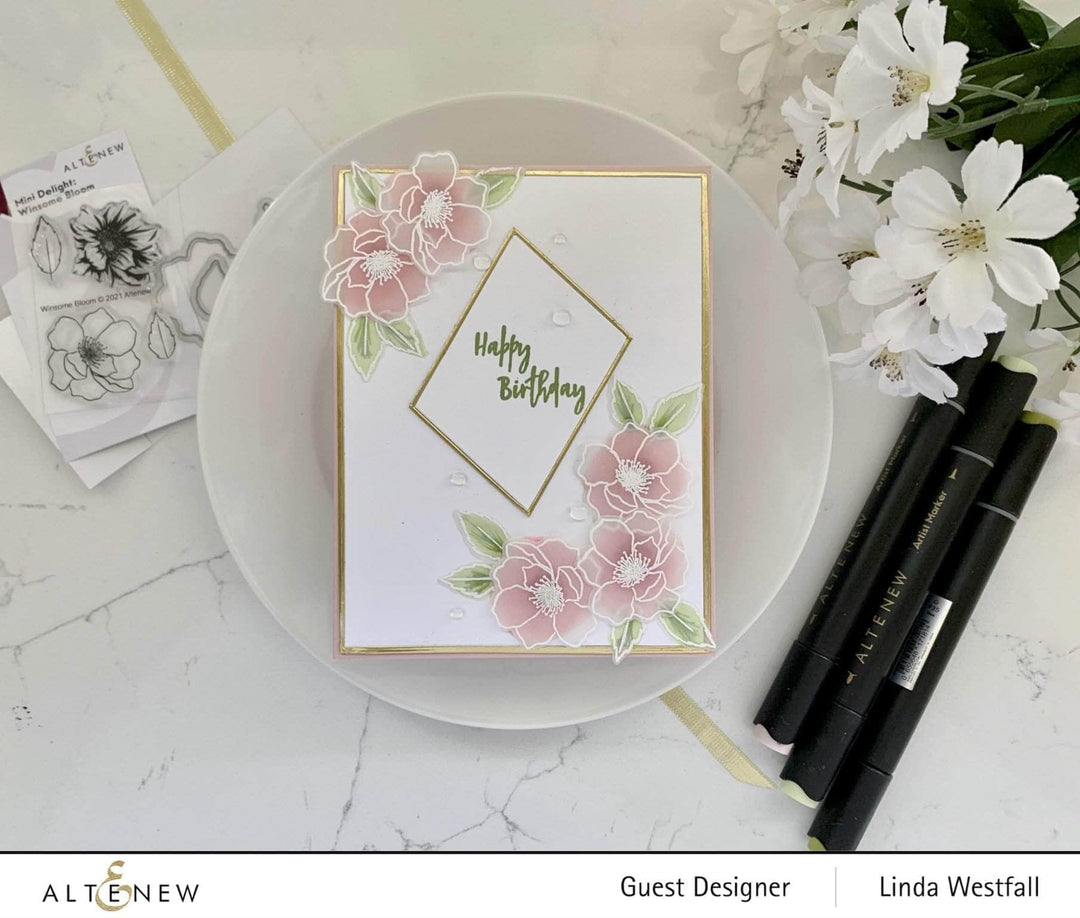 Altenew Mini Delight Mini Delight: Winsome Bloom Stamp & Die Set