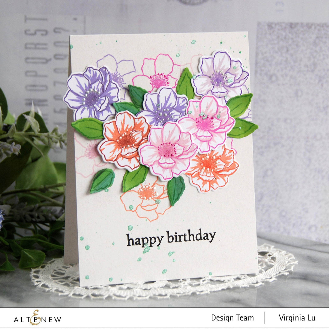 Altenew Mini Delight Mini Delight: Winsome Bloom Stamp & Die Set