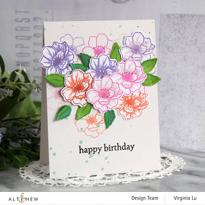 Altenew Mini Delight Mini Delight: Winsome Bloom Stamp & Die Set