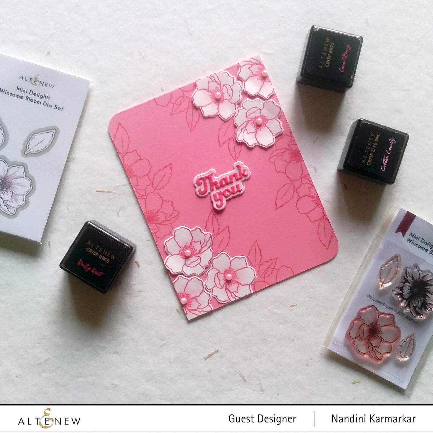 Altenew Mini Delight Mini Delight: Winsome Bloom Stamp & Die Set