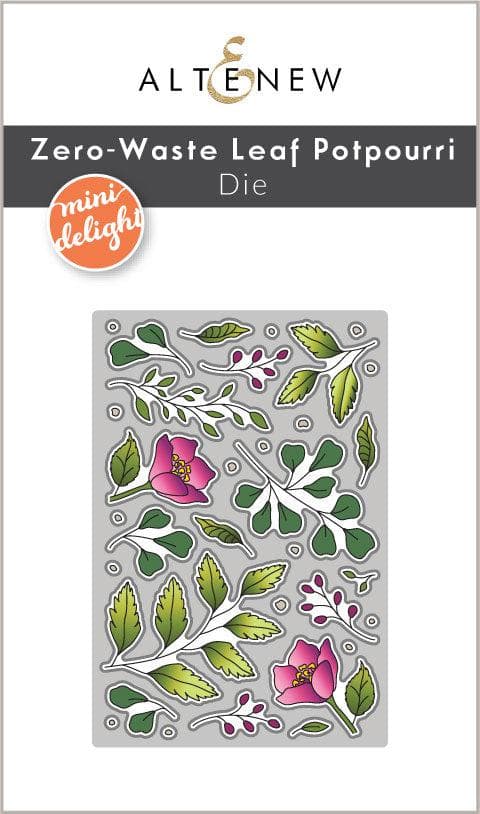 Mini Delight: Zero-Waste Leaf Potpourri Stamp & Die Set