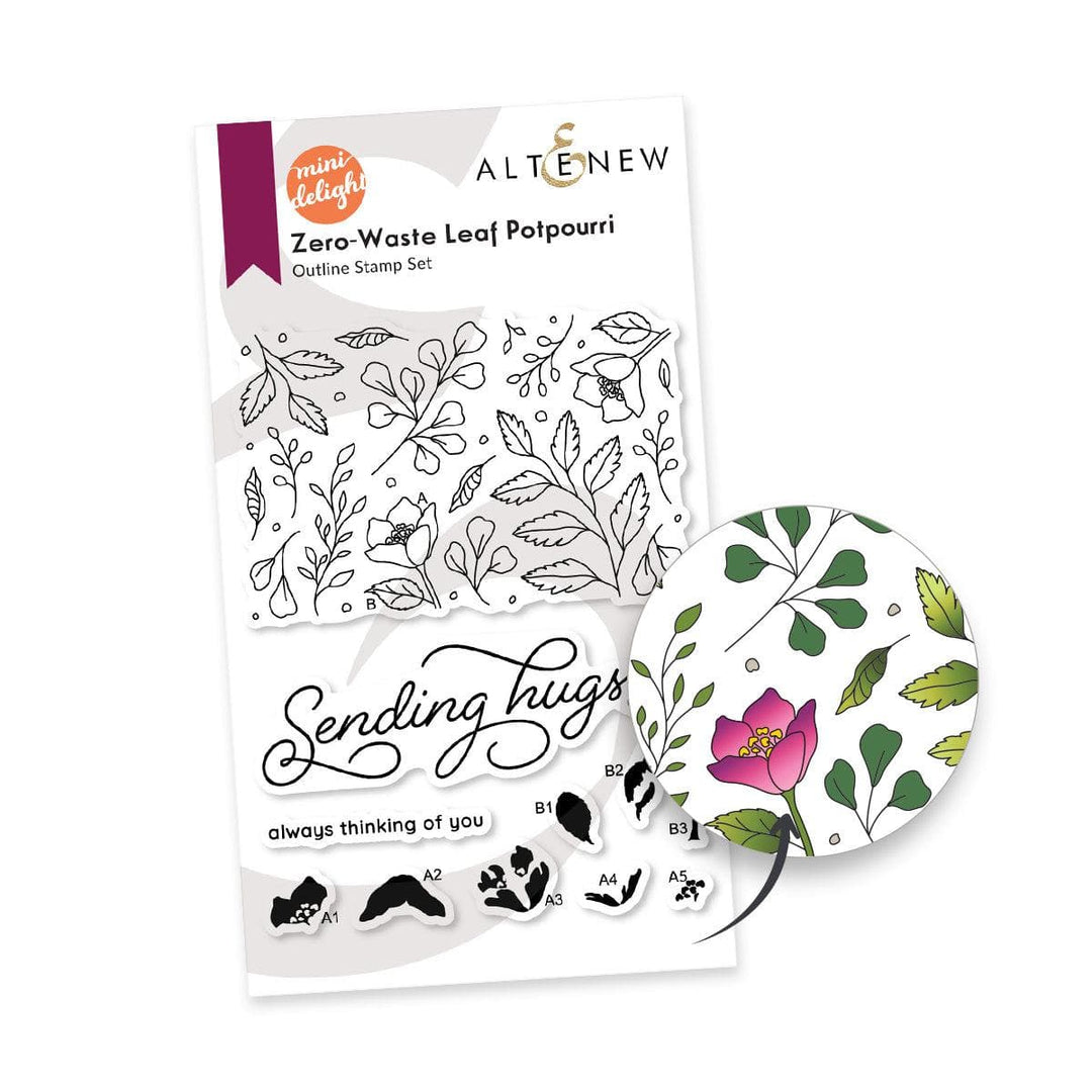 Mini Delight: Zero-Waste Leaf Potpourri Stamp & Die Set