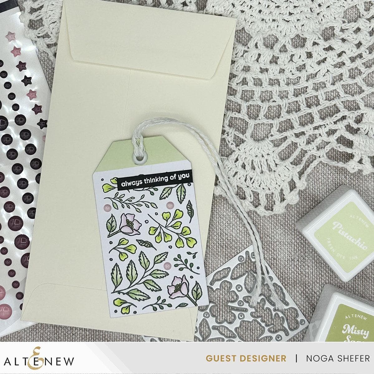 Mini Delight: Zero-Waste Leaf Potpourri Stamp & Die Set | Altenew