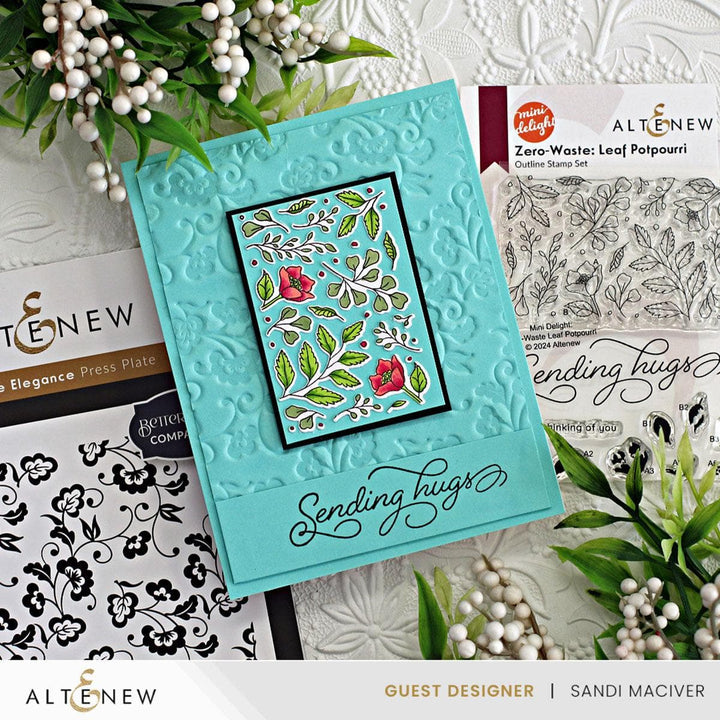 Mini Delight: Zero-Waste Leaf Potpourri Stamp & Die Set