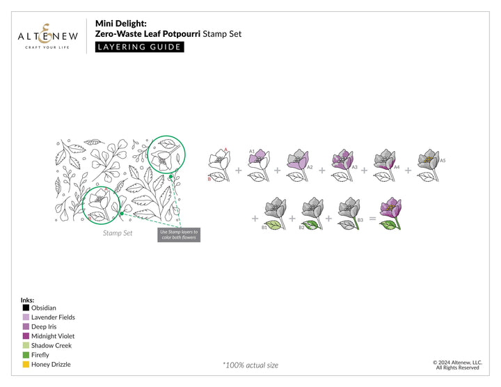 Mini Delight: Zero-Waste Leaf Potpourri Stamp & Die Set