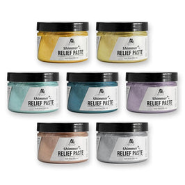 Gilded Elegance Shimmer Relief Paste Bundle