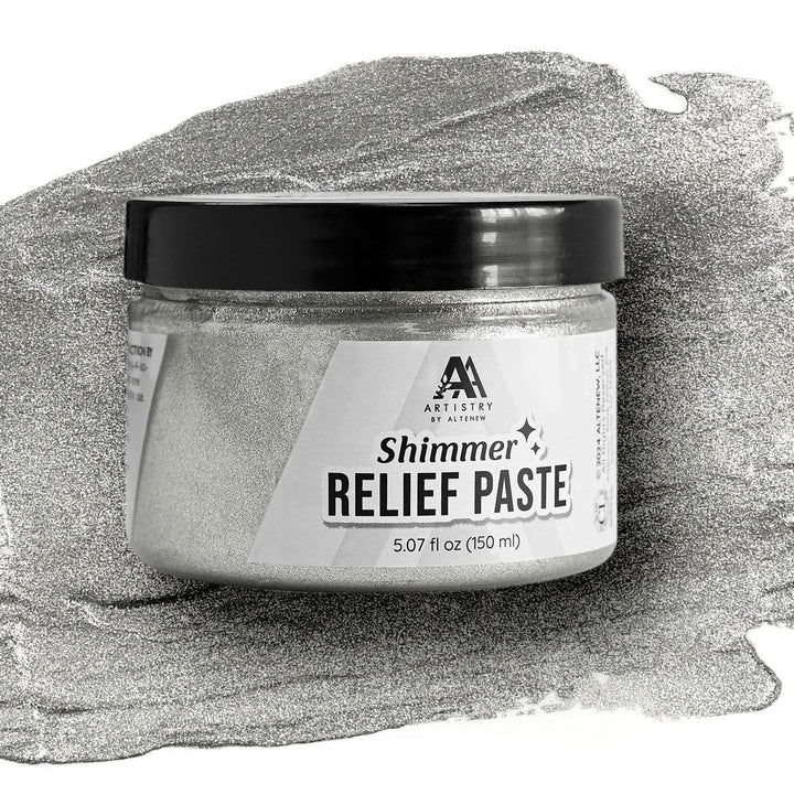 Shimmer Relief Paste - Antique Silver