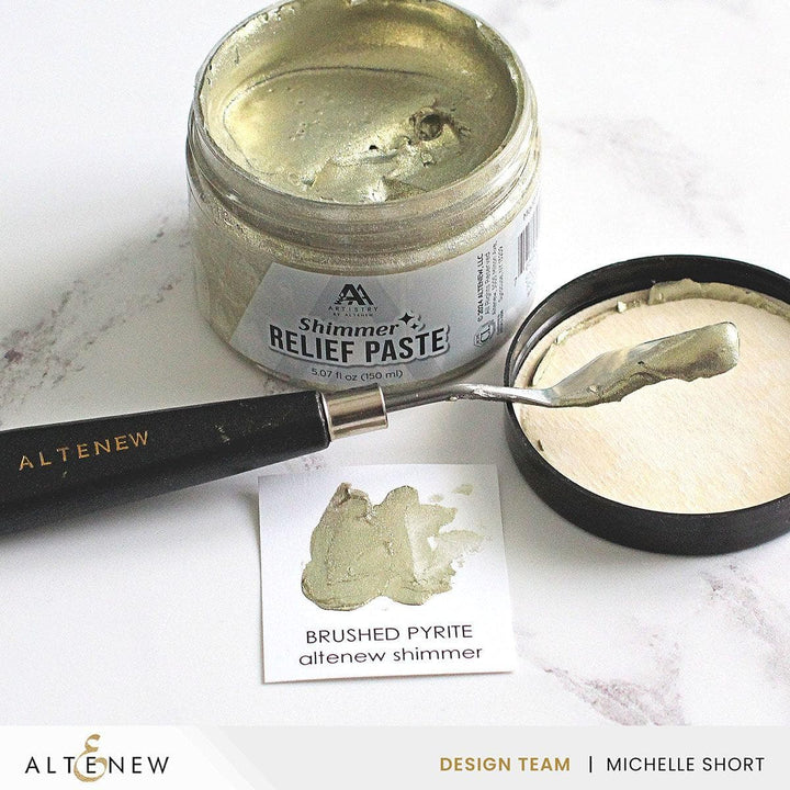 Shimmer Relief Paste - Brushed Pyrite