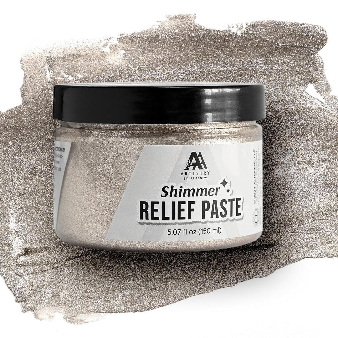 Shimmer Relief Paste - Burnished Platinum