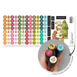 Cottage & Lakewood Garden Marker Topper Label Set (N&O)