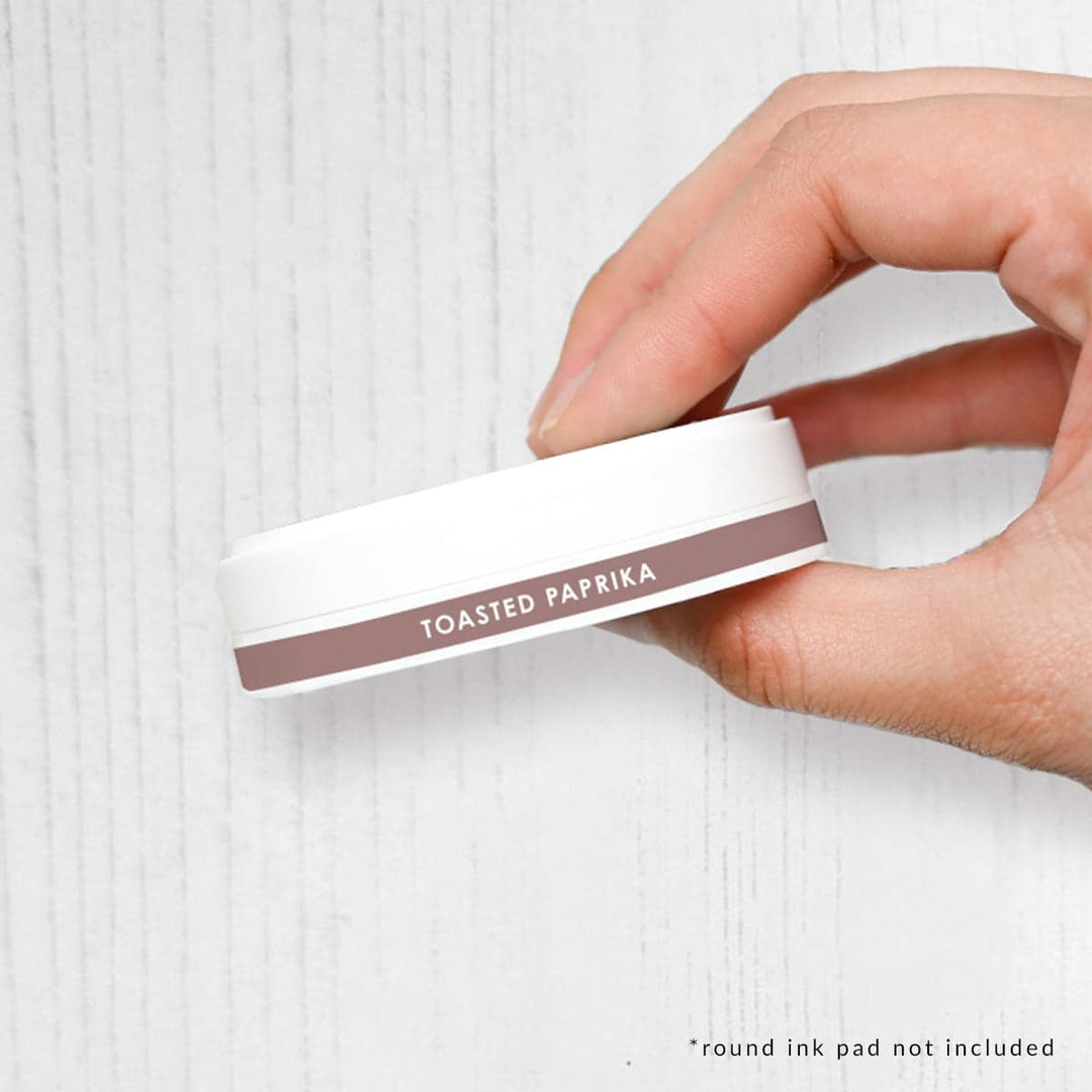 Ink Pads & Blending Brushes Label Set - Earthy Embrace