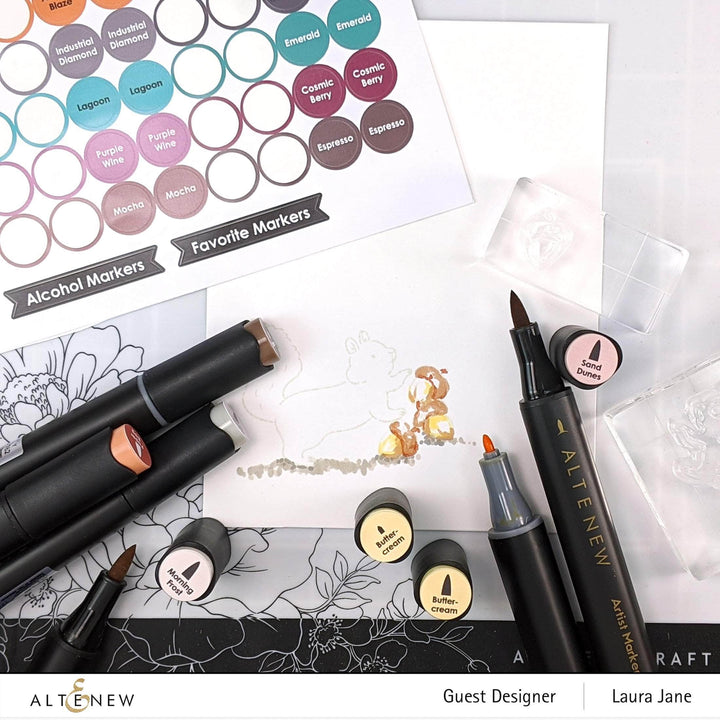 Altenew Decals Marker Toppers Decal Set - Small