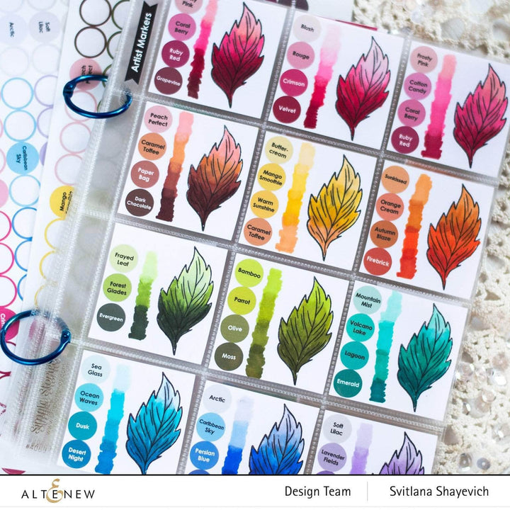 Altenew Decals Marker Toppers Decal Set - Small