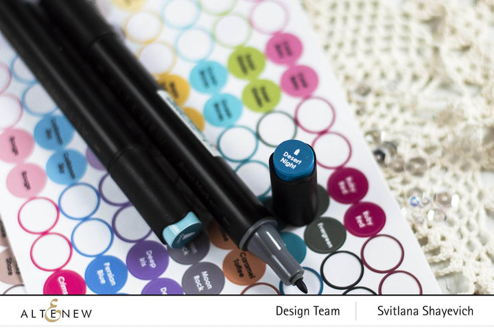 Altenew Decals Marker Toppers Decal Set - Small